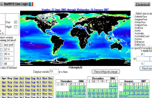 Screenshot zu 'NASA Ocean Color Web'