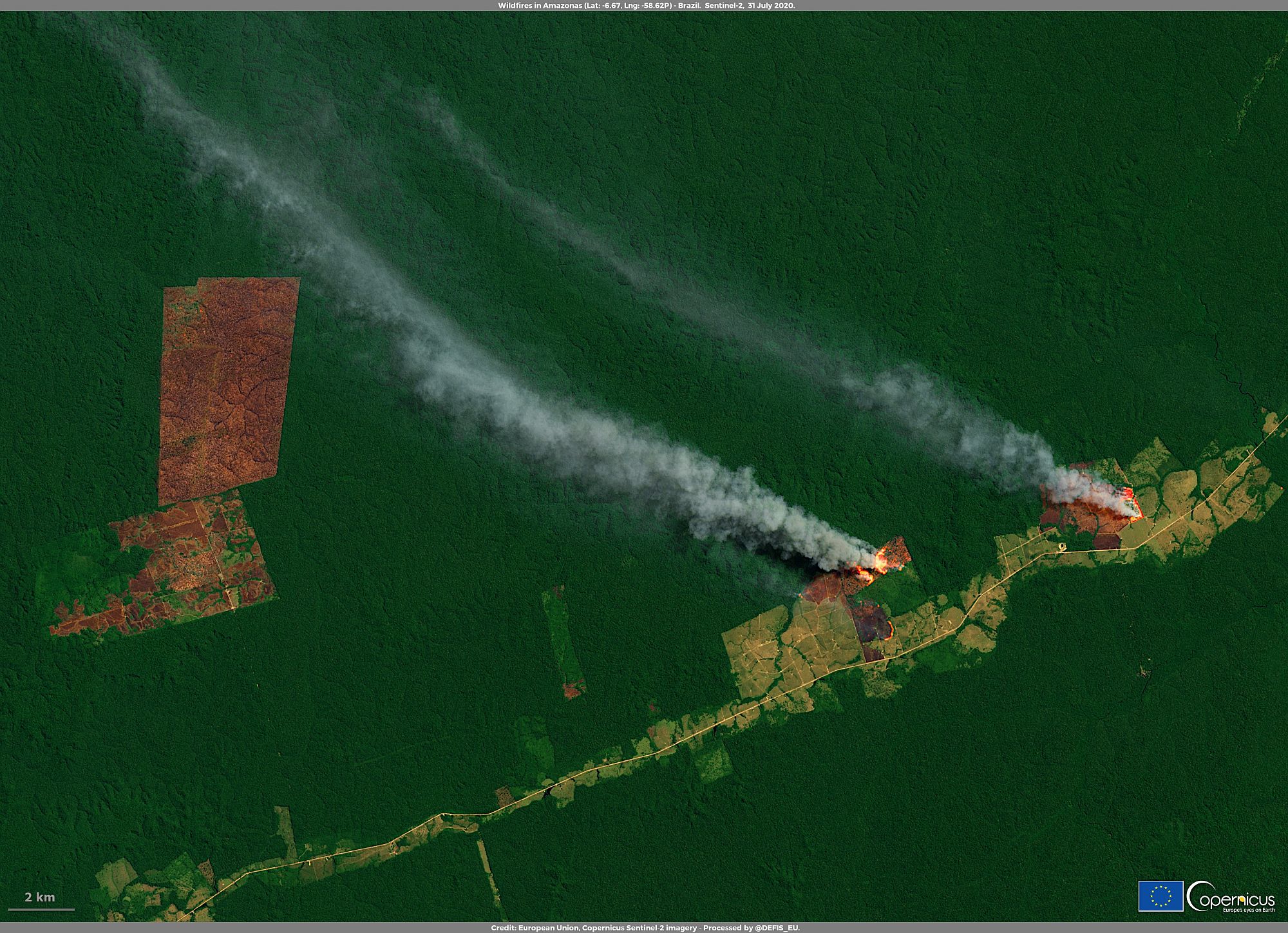 Waldbrände im Amazonasgebiet, Brasilien